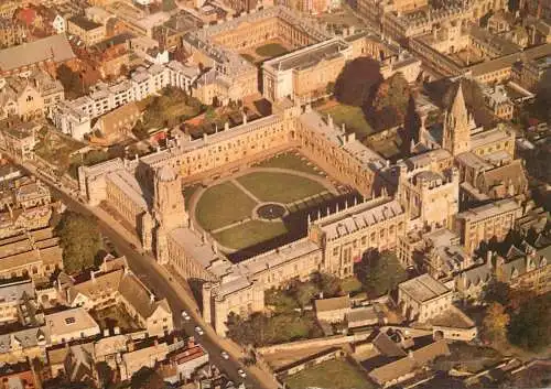 England Oxford Christ Church aerial view