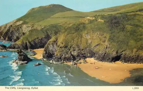 UK England the cliffs Llangranog Dyfed