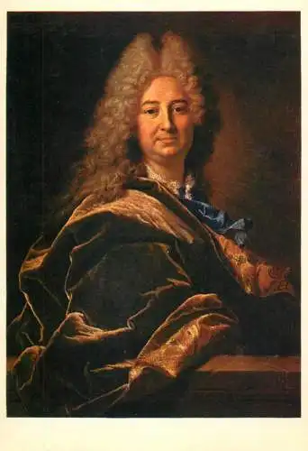 Fine art postcard Nicolas de Largilliere portrait du President AB. Bouhier