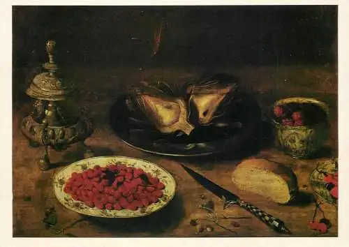 Fine art postcard Osias Beert nature morte a l'Artichaud