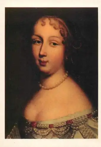 Fine art postcard atelier de Beaubrun portrait dit de Madame de Sevigne