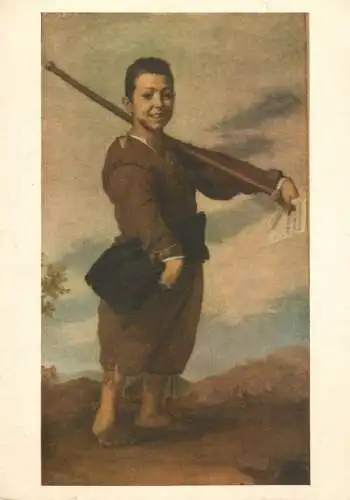 Fine art postcard Jose Ribera Le Pied bot
