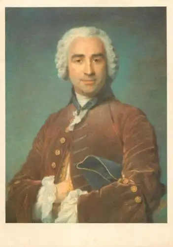 Fine art postcard Maurice Quentin man portrait