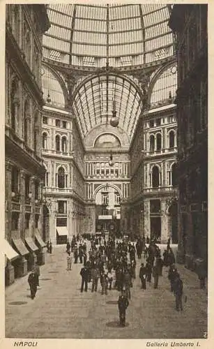 Italy Naples galleria Umberto