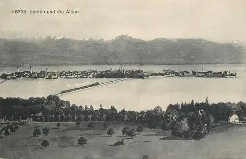 Germany Lindau und die Alpen