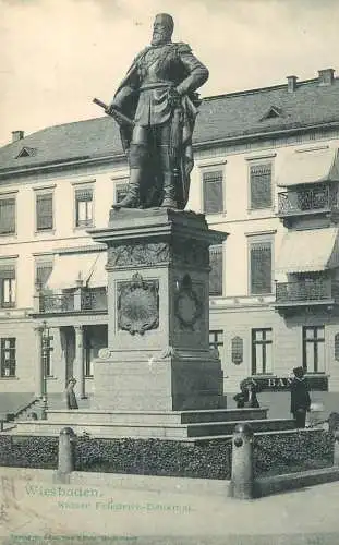 Germany Wiesbaden kaiser Friedrich denkmal
