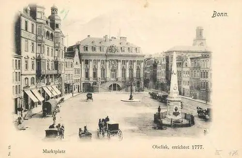 Germany Bonn marktpplatz obelisk