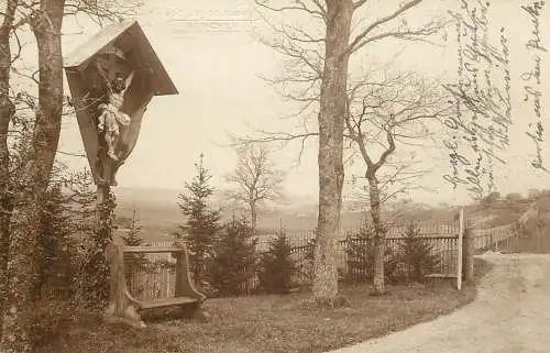 Germany religious cross monument roadside