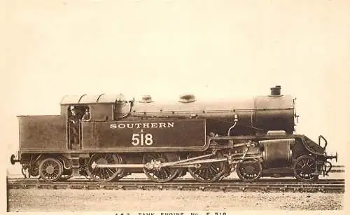 Transportation train Southern Railway London bridge statrion 1938 tank engine