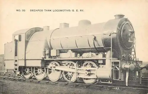Transportation train Decapod tank locomotive