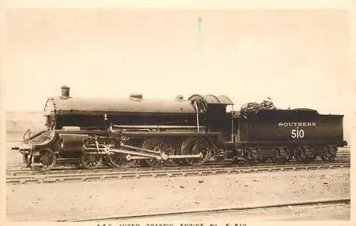 Transportation train Southern Railway 1938 London bridge station Mixed traffic engine