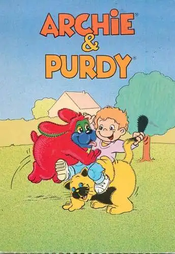 Advertising card Belgium Archie & Purdy