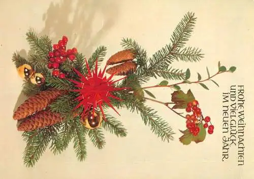 Greetings card Christmas scene