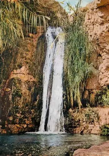Israel Ein Gedi hidden pool at Nachal David