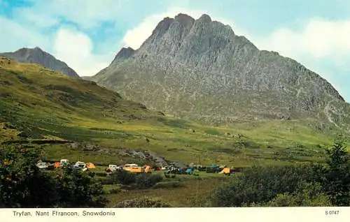 Wales Snowdonia Tryfan Nant Ffrancon general view