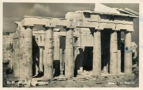 Greece Athens les Propylees historical landmark monument
