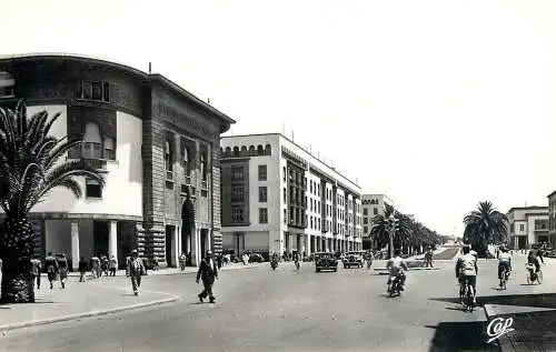 Morocco Rabat Cours Lyautey & Banque d'Etat