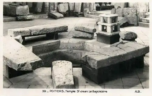 France Poitiers Temple St Jean Le Baptistere