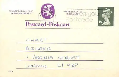 Bruce Springsteen correspondence stationery postcard