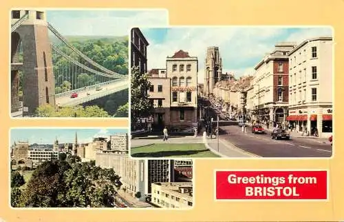 England Greetings from Bristol multi view