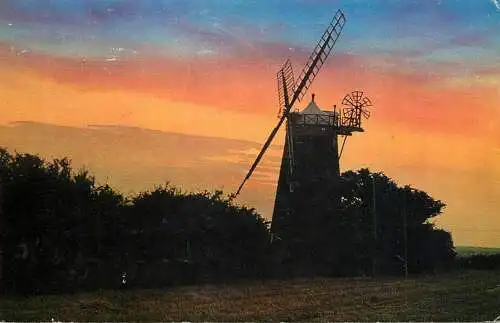England Burnham Overy Windmill Norfolk picturesque sunrise view
