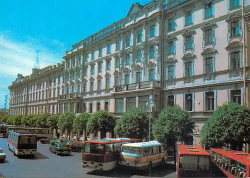 Russia Leningrad bus station