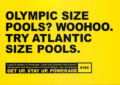 Advertising Powerade commercial