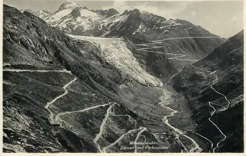 Switzerland Rhonegletscher Grimsel und Furkstrasse