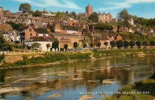 England Bridgnorth city view from Severn bridge
