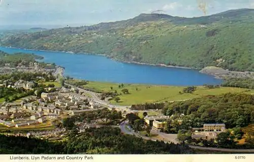 Wales Llanberis, Llyn Padarn & Country Park general view