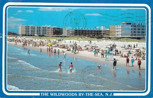 USA Wildwoods by the sea NJ littoral types and scenes