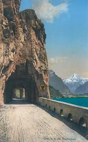 Schweiz Gallerie an der Axenstrasse