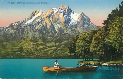 Schweiz Vierwaldstattersee und Pilatus