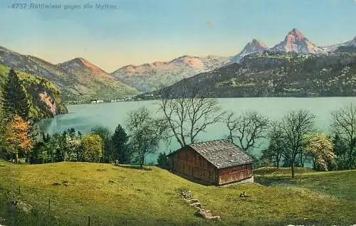 Switzerland Rutliwiese gegen die Mythen