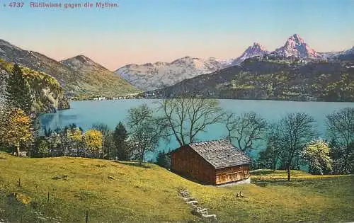 Switzerland Rutliwiese gegen die Mythen