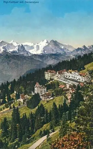 Switzerland Rigi-Kaltbad mit Berneralpen