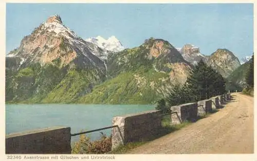 Switzerland Axenstrasse mit Gitschen und Urirostock