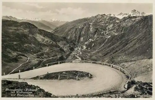 Switzerland Rhonegletscher Furkpass