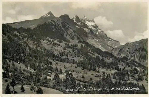 Switzerland route d'Anzeindaz et les Diablerets