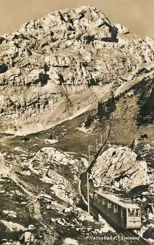 Switzerland Pilatusbahn Eselwand tram