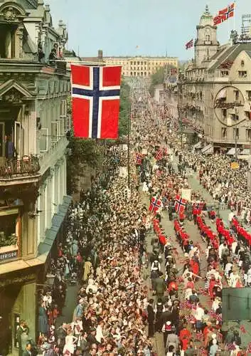 Norway Oslo Karl Johans street