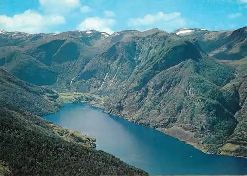Norway the Aurlandsfjord Sogn