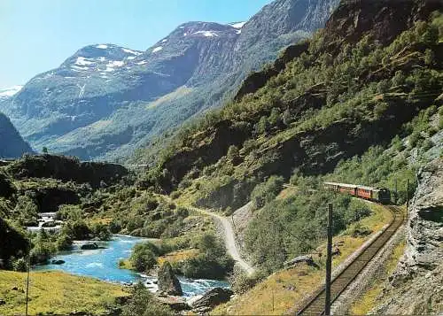 Norway the Flam railway Sogn