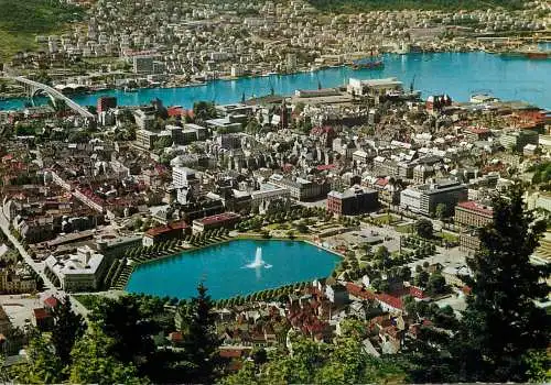 Norway Bergen Lille Lungegardsvann 1970
