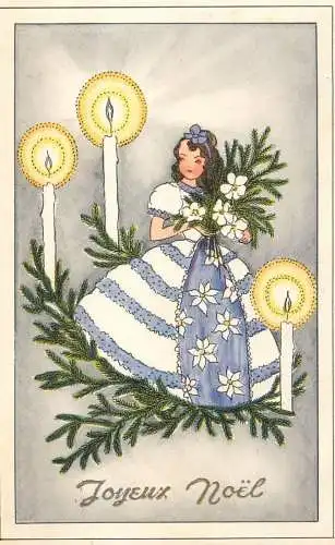 Celebration card Christmas Joyeux Noel