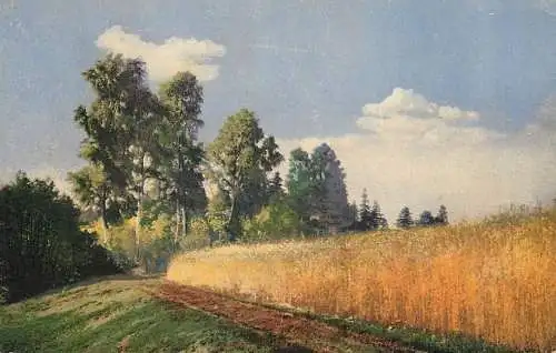 Landschaft Photochromie AK rural landscape