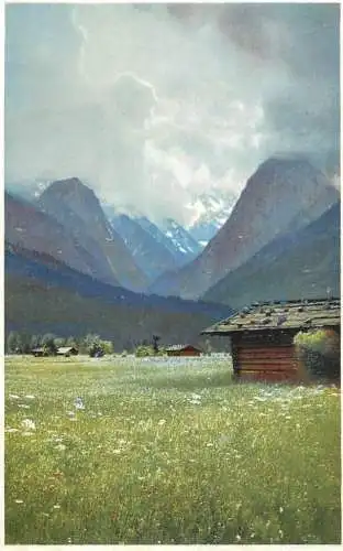 Landschaft Photochromie AK mountain landscape 1930