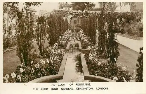 England London Kensington Spanish Gardens & Derry Roof - Court of Fountains