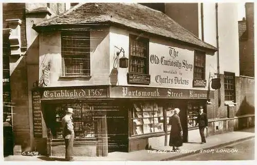 England London Old Curiosity Shop detail aspect