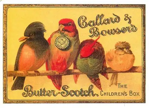 Callard & Bowser series from an original in The Robert Opie Collection postcard Butter-Scotch advertising